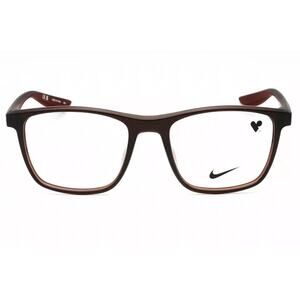 NIKE 7038 201 BROWN EYEGLASSES FRAME 53-18-140